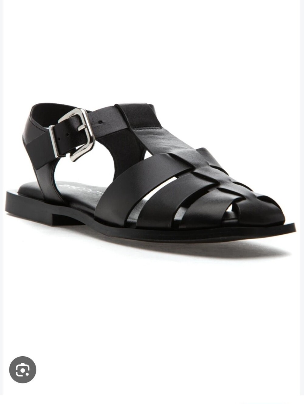 Indigo Rd. Kayce Black Fisherman Sandals, Sz 9